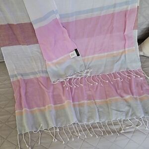 J. Crew Pastel Striped Sarong